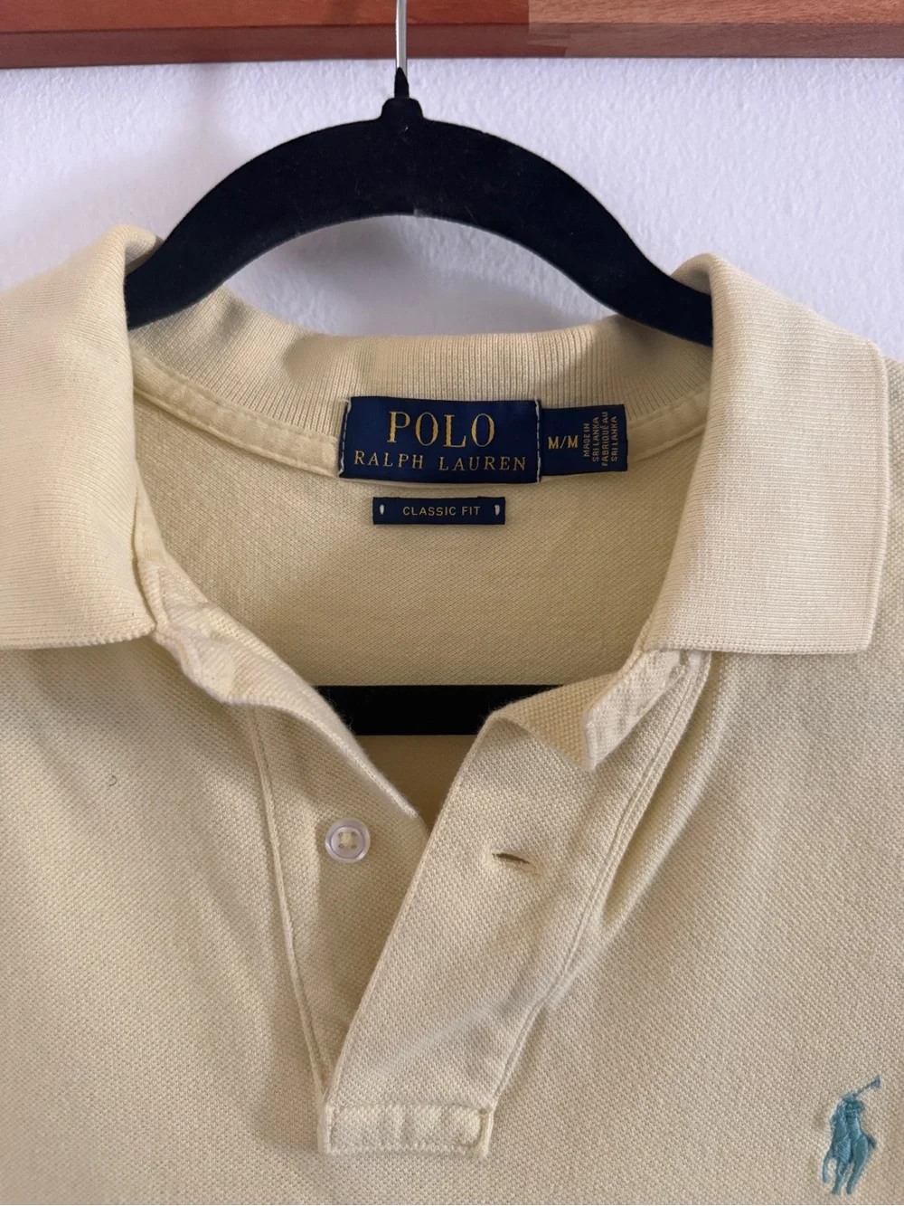 Sold! Polo by Ralph Lauren Men’s Yellow Polo Shirt- size M